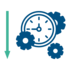 Illustration mit einer Uhr