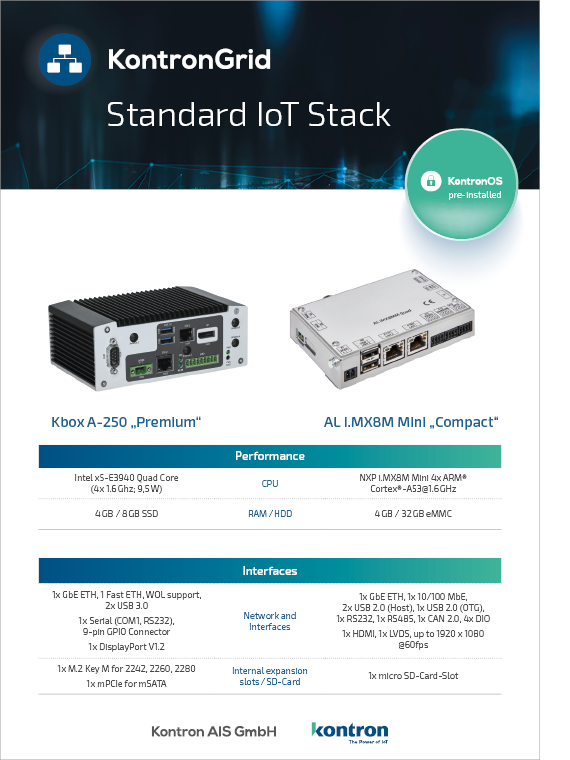 Comparison chart for hardware