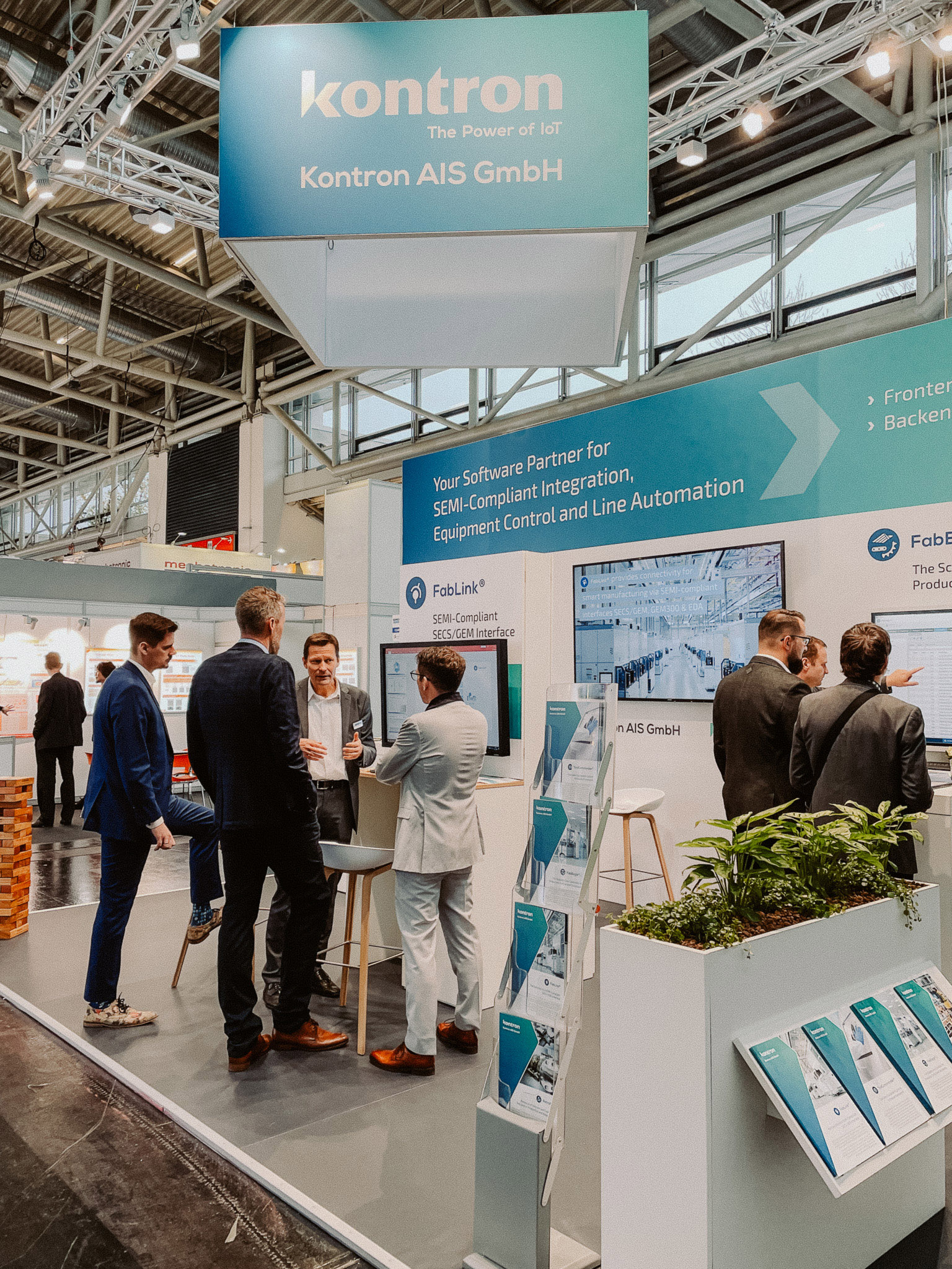 Messestand Kontron AIS bei der SEMICON Europa 