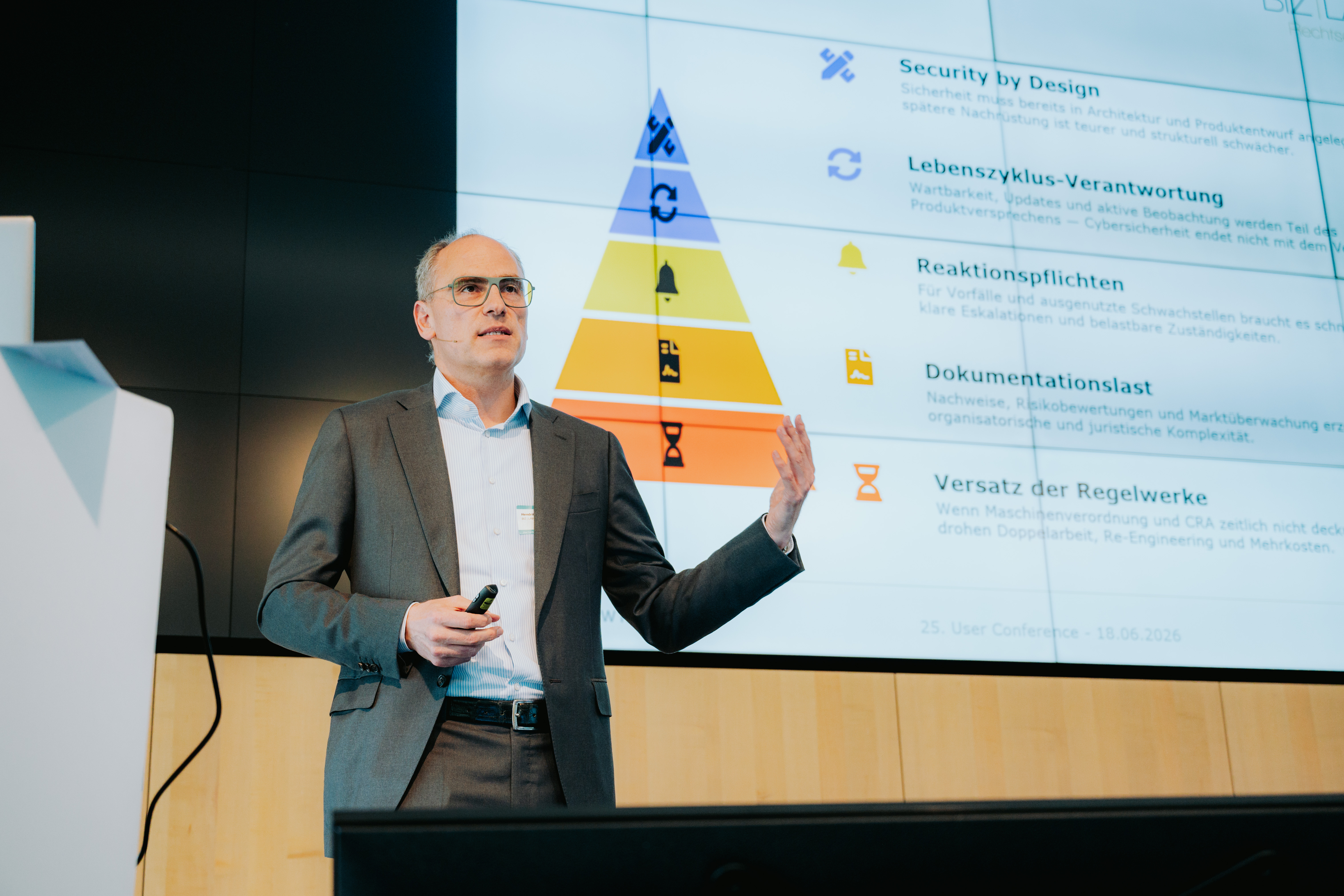Speaker auf der 25. User Conference