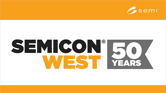Grafik mit Logo SEMICON WEST