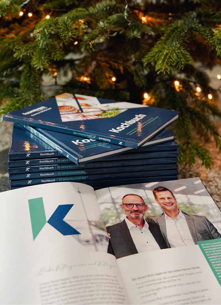 Kontron AIS GmbH cookbook under the Christmas tree